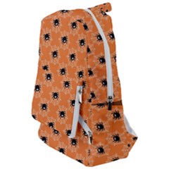 Halloween Black Orange Spiders Travelers  Backpack by ConteMonfrey