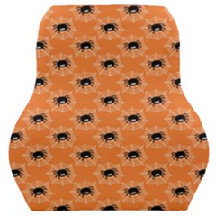 Halloween Black Orange Spiders Car Seat Back Cushion  by ConteMonfrey