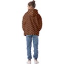 Halloween Palette Plaids Orange, Black Geometric  Kids  Oversized Hoodie View2