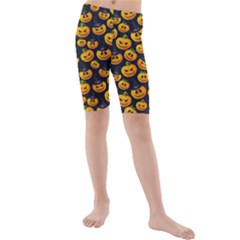 Jack O Lantern  Kids  Mid Length Swim Shorts by ConteMonfrey