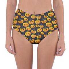 Jack O Lantern  Reversible High-waist Bikini Bottoms by ConteMonfrey