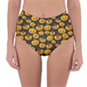 Jack O Lantern  Reversible High-Waist Bikini Bottoms View1