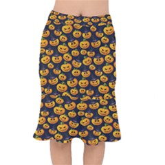 Jack O Lantern  Short Mermaid Skirt by ConteMonfrey