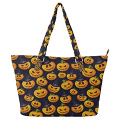 Jack O Lantern  Full Print Shoulder Bag by ConteMonfrey