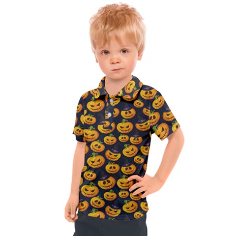 Jack O Lantern  Kids  Polo Tee by ConteMonfrey