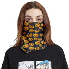 Jack O Lantern  Face Covering Bandana (two Sides) by ConteMonfrey