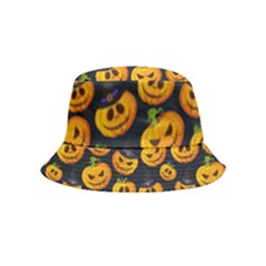 Jack O Lantern  Inside Out Bucket Hat (kids) by ConteMonfrey