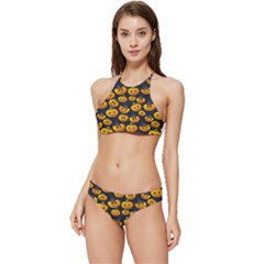 Jack O Lantern  Banded Triangle Bikini Set by ConteMonfrey