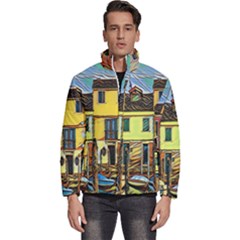 Colorful Venice Homes Men s Puffer Bubble Jacket Coat by ConteMonfrey