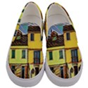 Colorful Venice Homes Men s Canvas Slip Ons View1