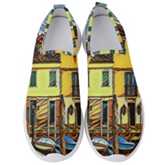 Colorful Venice Homes Men s Slip On Sneakers by ConteMonfrey