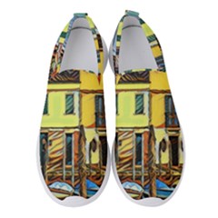 Colorful Venice Homes Women s Slip On Sneakers by ConteMonfrey