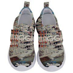 Riomaggiore - Italy Vintage Kids  Velcro No Lace Shoes by ConteMonfrey