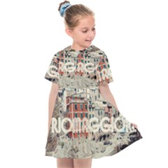 Riomaggiore - Italy Vintage Kids  Sailor Dress by ConteMonfrey