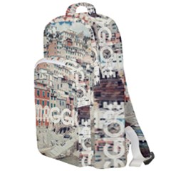 Riomaggiore - Italy Vintage Double Compartment Backpack by ConteMonfrey