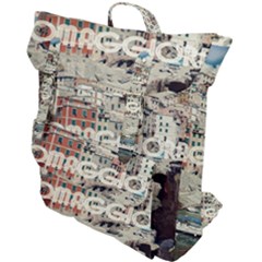 Riomaggiore - Italy Vintage Buckle Up Backpack by ConteMonfrey