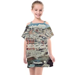 Riomaggiore - Italy Vintage Kids  One Piece Chiffon Dress by ConteMonfrey