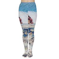 Fishes In Lake Garda Tights