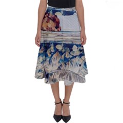 Fishes In Lake Garda Perfect Length Midi Skirt by ConteMonfrey