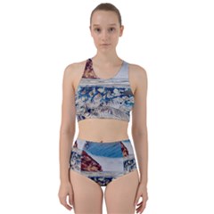 Fishes In Lake Garda Racer Back Bikini Set