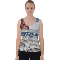 Fishes In Lake Garda Velvet Tank Top by ConteMonfrey