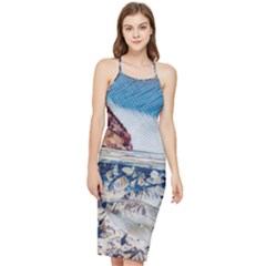 Fishes In Lake Garda Bodycon Cross Back Summer Dress by ConteMonfrey