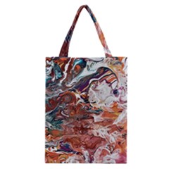 Summer Arabesque Classic Tote Bag by kaleidomarblingart