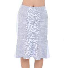 Joy Division Unknown Pleasures Short Mermaid Skirt by Jancukart