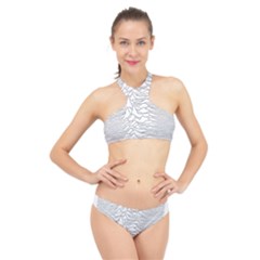 Joy Division Unknown Pleasures High Neck Bikini Set