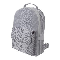 Joy Division Unknown Pleasures Flap Pocket Backpack (large) by Jancukart