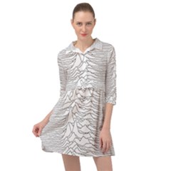 Joy Division Unknown Pleasures Mini Skater Shirt Dress by Jancukart