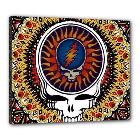 Grateful Dead Canvas 24  X 20  (stretched)