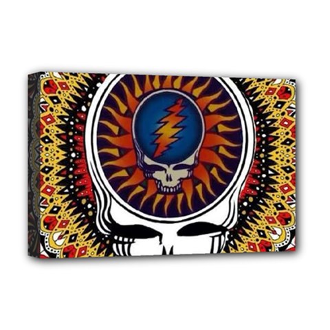 Grateful Dead Deluxe Canvas 18  X 12  (stretched)