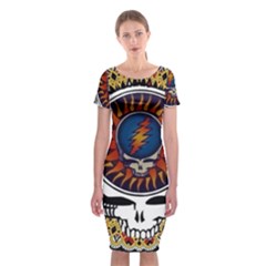 Grateful Dead Classic Short Sleeve Midi Dress