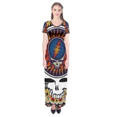 Grateful Dead Short Sleeve Maxi Dress