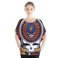 Grateful Dead Batwing Chiffon Blouse