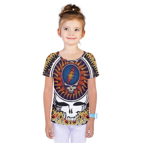 Grateful Dead Kids  One Piece Tee by Jancukart