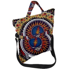 Grateful Dead Fold Over Handle Tote Bag by Jancukart