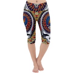 Grateful Dead Lightweight Velour Cropped Yoga Leggings