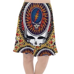 Grateful Dead Fishtail Chiffon Skirt