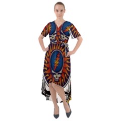 Grateful Dead Front Wrap High Low Dress