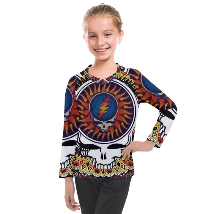 Grateful Dead Kids  Long Mesh Tee