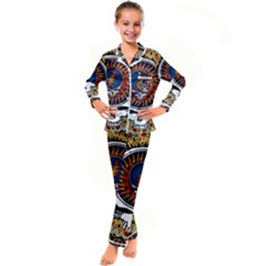 Grateful Dead Kid s Satin Long Sleeve Pajamas Set