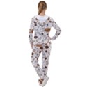 Brown Coffee Beans Pattern Women s Tracksuit View2