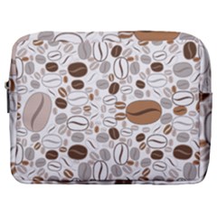 Brown Coffee Beans Pattern Make Up Pouch (large) by Jancukart