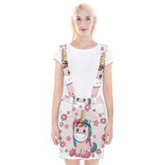 Cartoon Unicorn Fantasy Braces Suspender Skirt