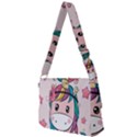 Cartoon Unicorn Fantasy Full Print Messenger Bag (S) View2