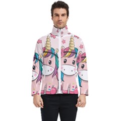 Cartoon Unicorn Fantasy Men s Bomber Jacket