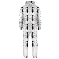 Ant Insect Pattern Cartoon Ants Hooded Jumpsuit (men) by Ravend