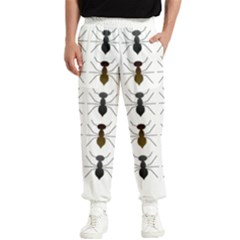 Ant Insect Pattern Cartoon Ants Men s Elastic Waist Pants by Ravend